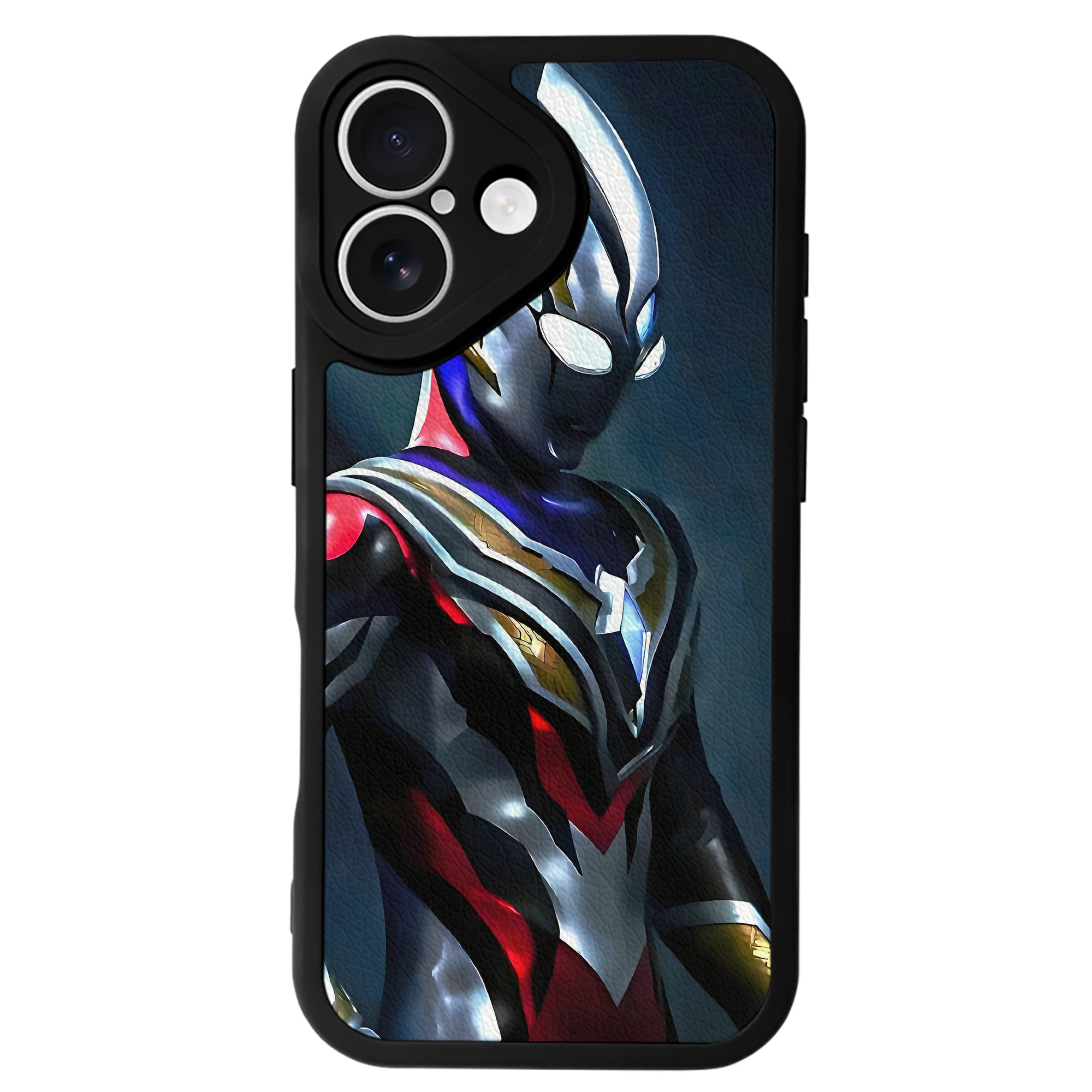 （画像用） ウルトラマン Ultraman 【iPhone 16シリーズ対応】シリコンスマホケース（レザー調） 材質：シリコン